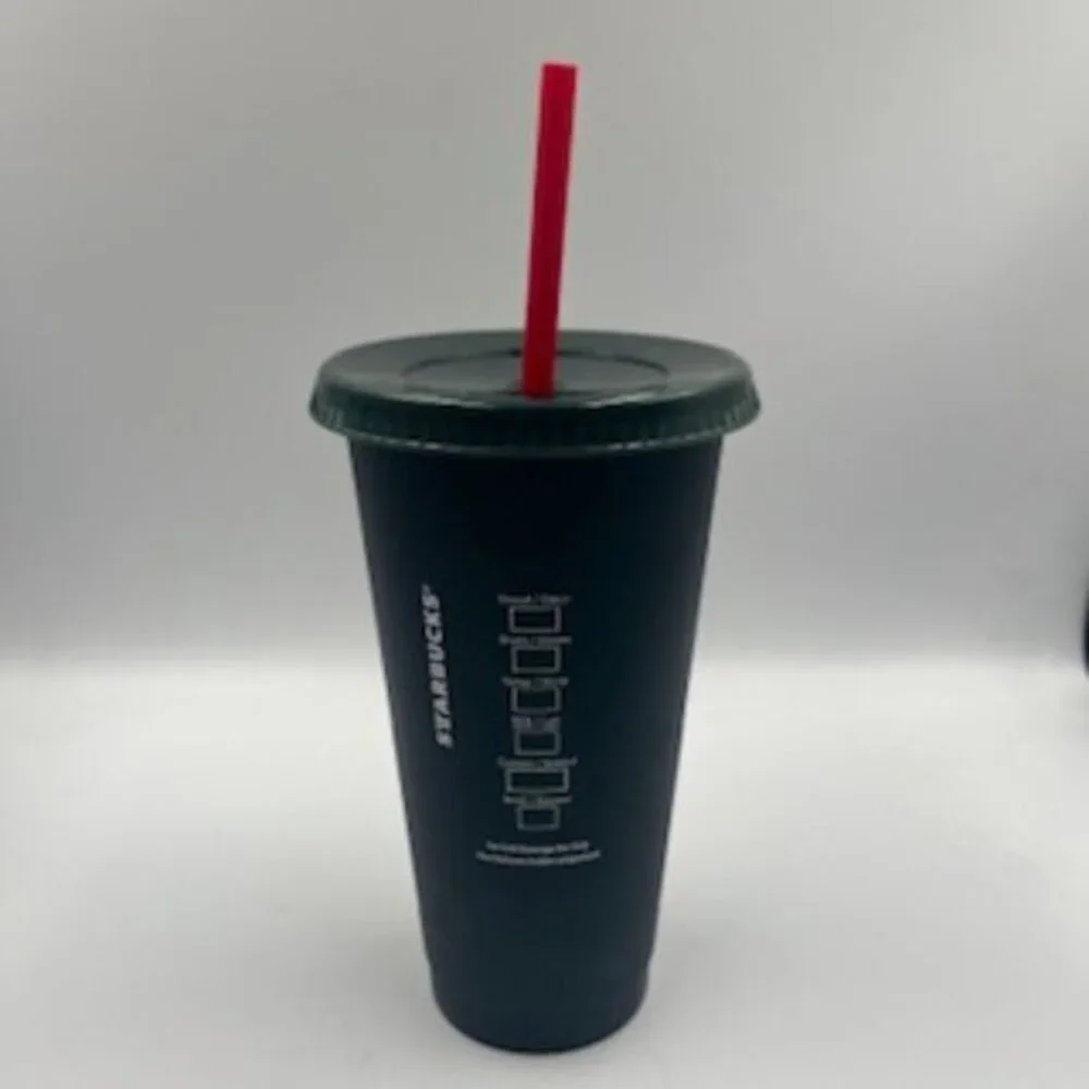 Starbucks Christmas Cold Cups Venti‎ 24 oz Holiday Tumblers With Lids And Straws